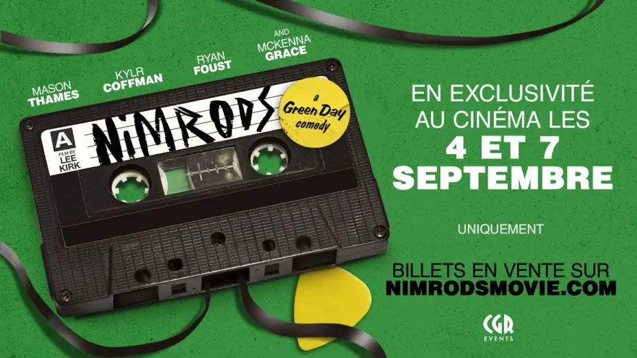 Watch film Nimrods — Bande-annonce | Nimrods: A Green Day Comedy, les 4 et 7 septembre 2026 au cinéma