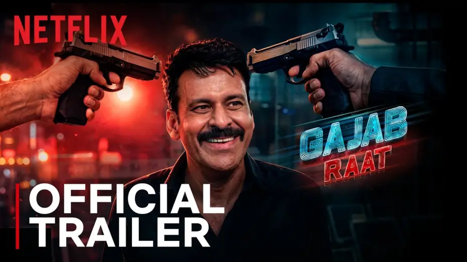 Watch film Gajab Raat — Gajab Raat | Official Trailer | Manoj Bajpayee | Divya Dutta | Nushrratt B. | Netflix India