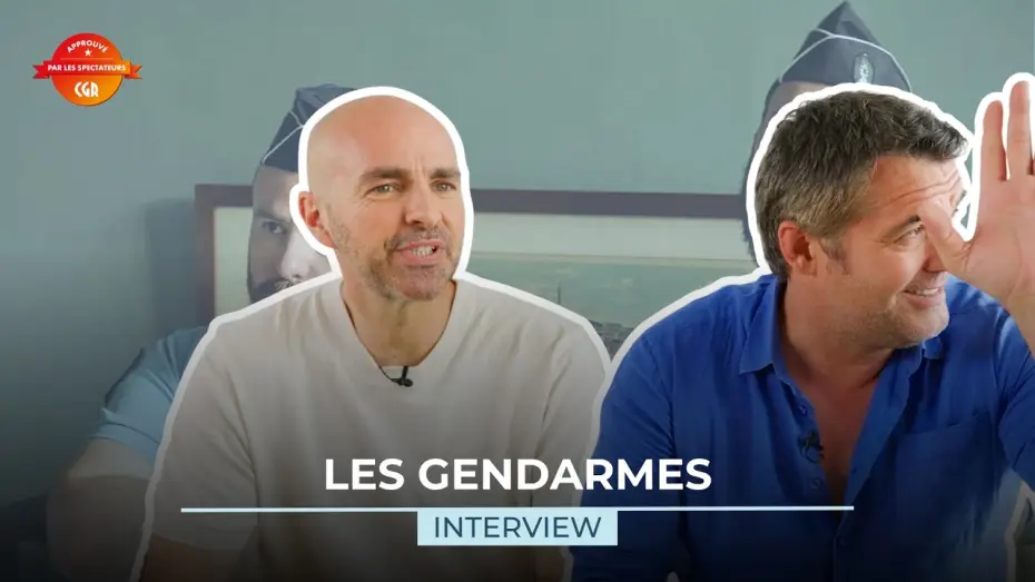 Watch film Les Gendarmes — Arnaud Ducret & Julien Arruti répondent à nos questions sur le film LES GENDARMES !
