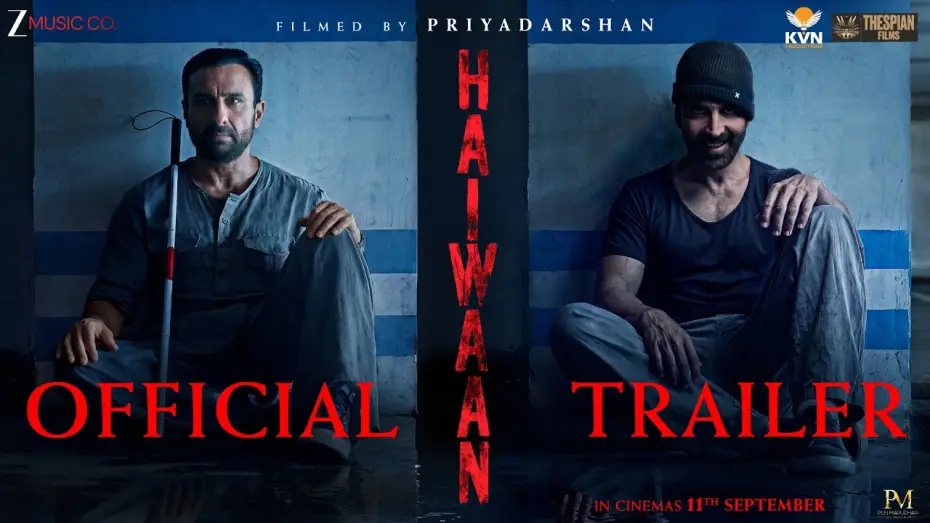 Watch film Haiwaan — Haiwaan - Official Trailer | Akshay Kumar, Saif Ali Khan, Boman, Shriya, Saiyami | Priyadarshan