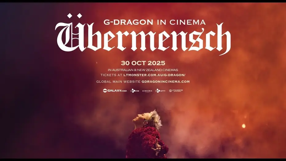 Watch film G-DRAGON IN CINEMA [Übermensch] — G-DRAGON IN CINEMA [Übermensch] ｜Teaser Trailer | 30 Oct 2025 in AU, NZ & FIJI CINEMAS