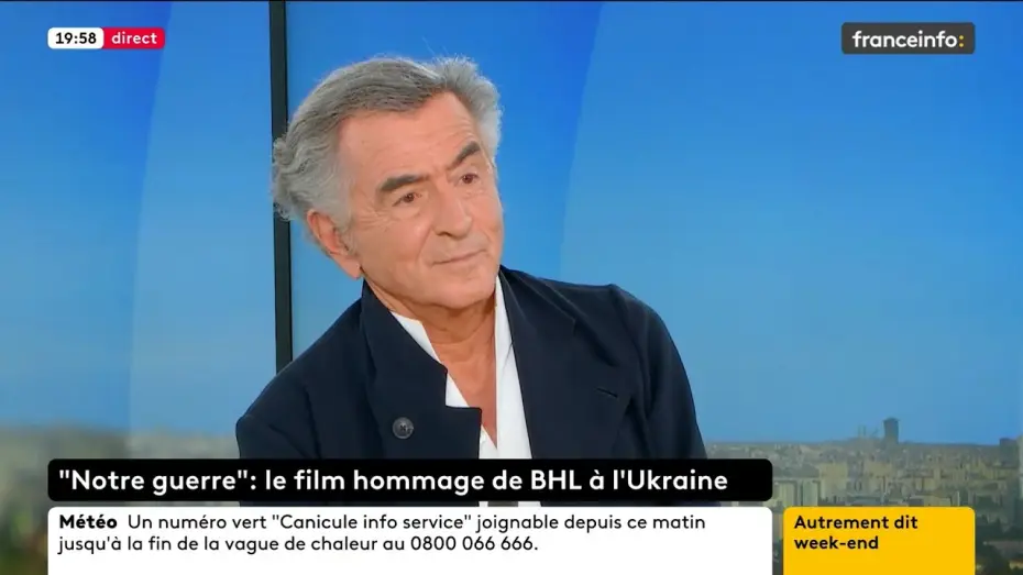 Watch film Our War — Bernard-Henri Lévy – France Info : "Notre Guerre", guerre en Ukraine & Iran (28 juin 2025)