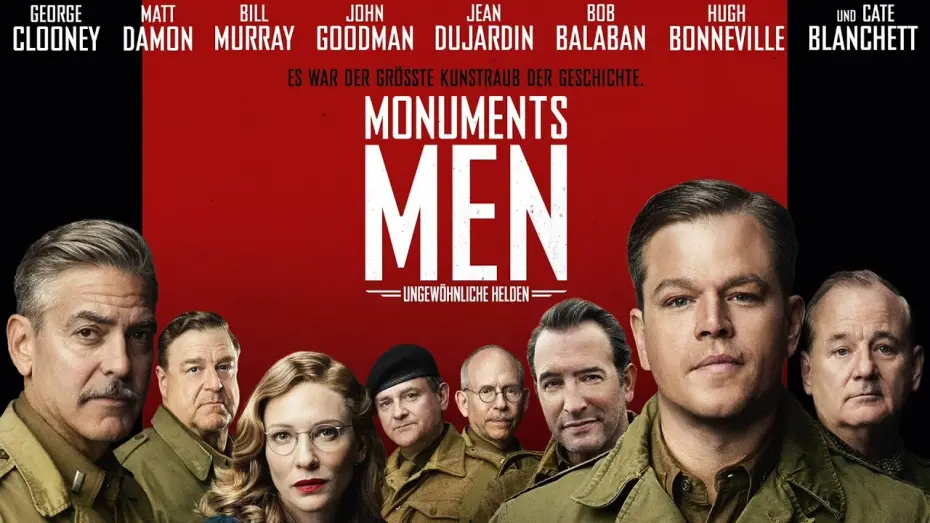 Watch film The Monuments Men — MONUMENTS MEN - Ungewöhnliche Helden | Trailer 2 Deutsch German | Offizieller deutscher Kinotrailer