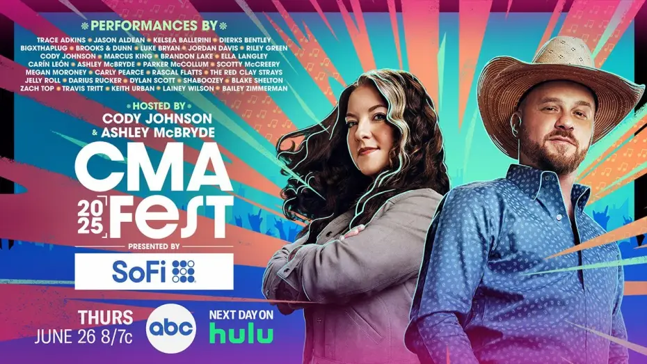 Watch film CMA Fest 2025 — "CMA Fest presented by SoFi" | Thurs., June 26 at 8/7c on ABC