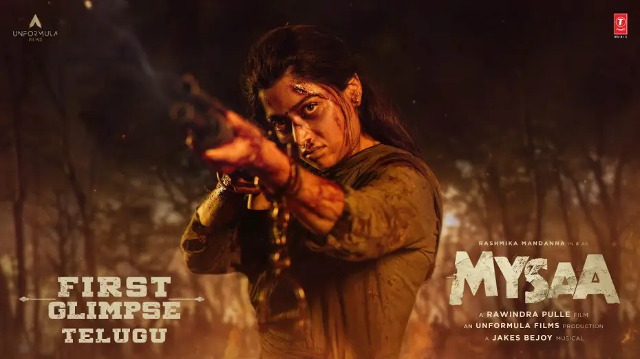 Watch film Mysaa — Mysaa First Glimpse (Telugu) | Rashmika Mandanna | Rawindra Pulle | Jakes Bejoy | UnFormula Films