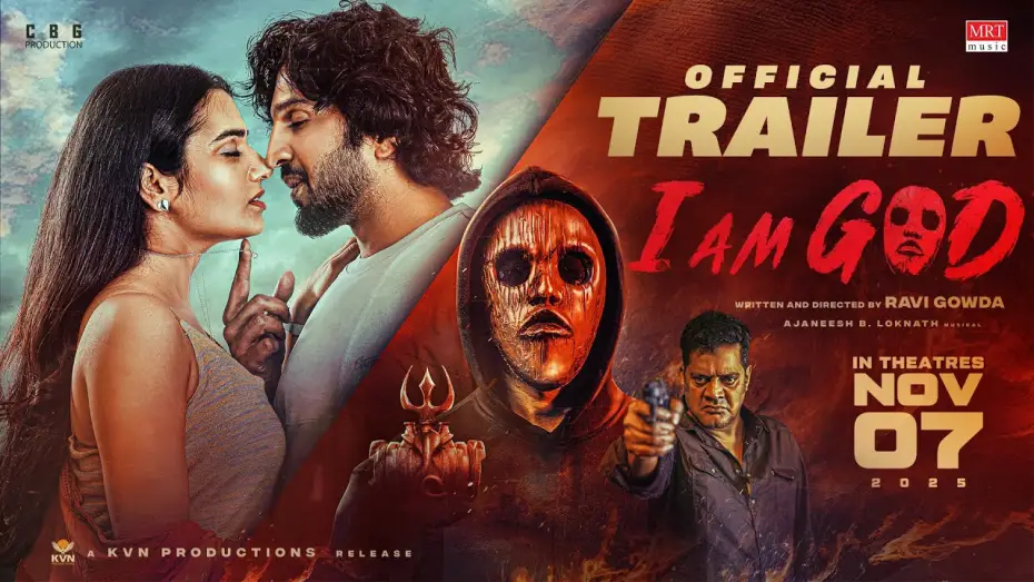Watch film I Am God — I AM GOD (Kannada) Official Trailer | Ravi Gowda | Vijeta Pareek | RaviShankar | Ajaneesh B Loknath
