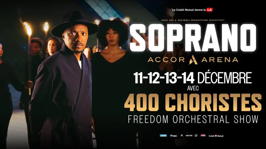 Watch film Soprano à l'Accor Arena — Soprano - Freedom Orchestral Show [11 au 14 Décembre à l'Accor Arena]