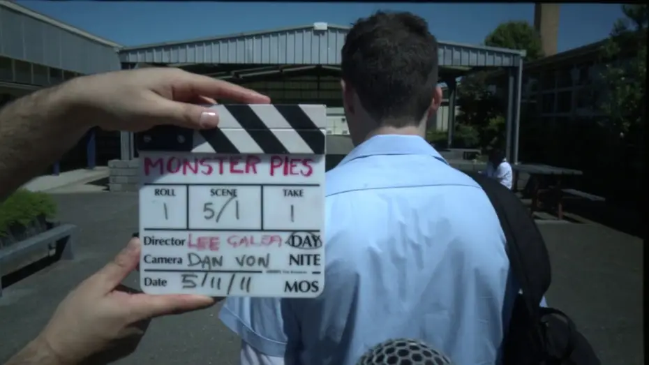 Watch film Monster Pies | TAKE 1 of DAY 1 of Principal photography on Monster Pies.