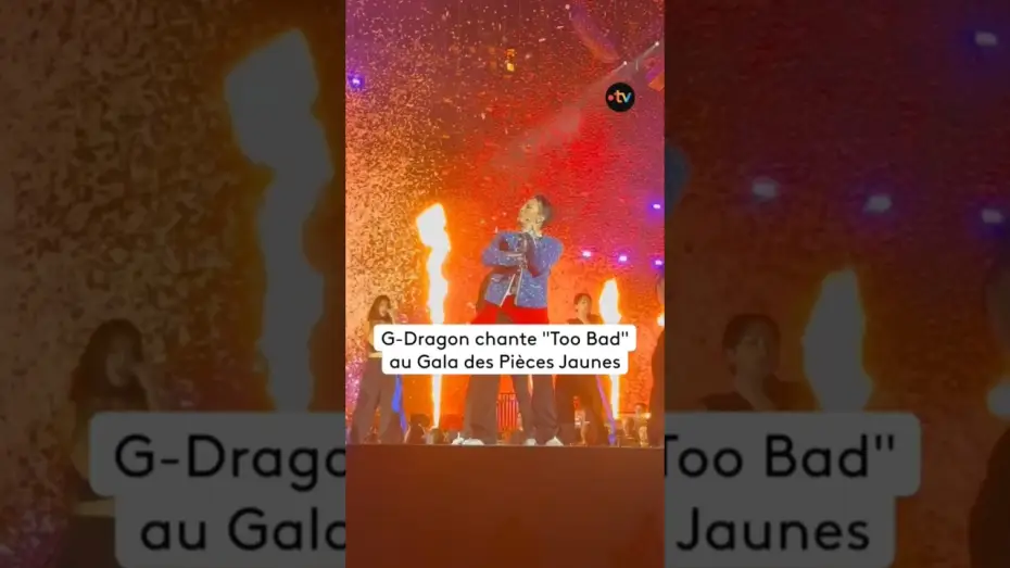 Watch film Le Gala des Pièces Jaunes 2026 : Le concert événement — Le t-shirt "I love Paris" de G-Dragon ! #GDragon #GalaDesPiècesJaunes