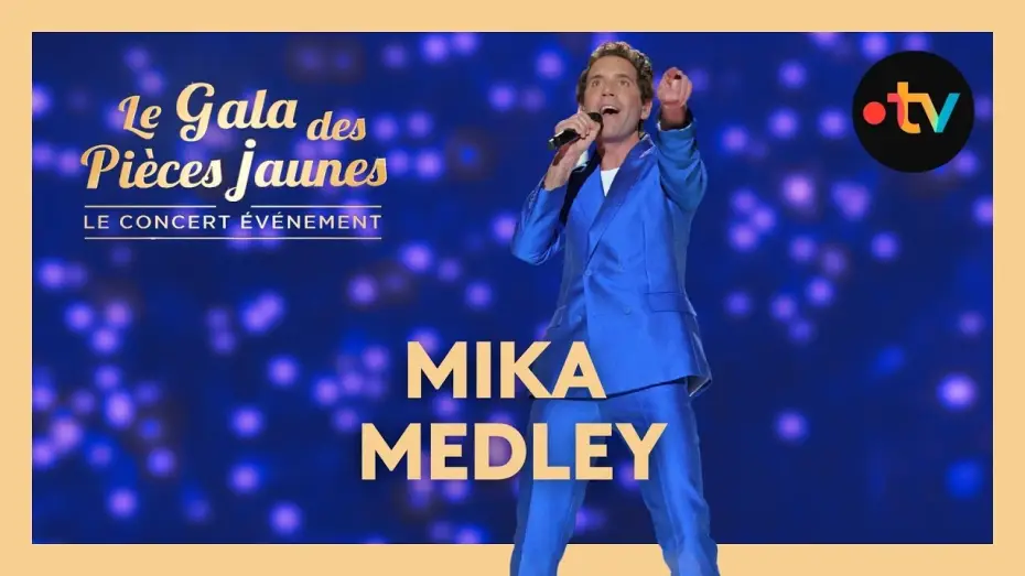 Watch film Le Gala des Pièces Jaunes 2026 : Le concert événement — Mika - Medley (C’est la vie, Boom boom boom, Elle me dit…) live au Gala des Pièces Jaunes 2026