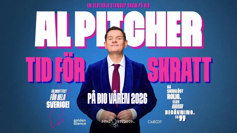 Watch film Al Pitcher - Tid för Skratt — Al Pitcher - Tid För Skratt kommer på BIO Våren 2026!