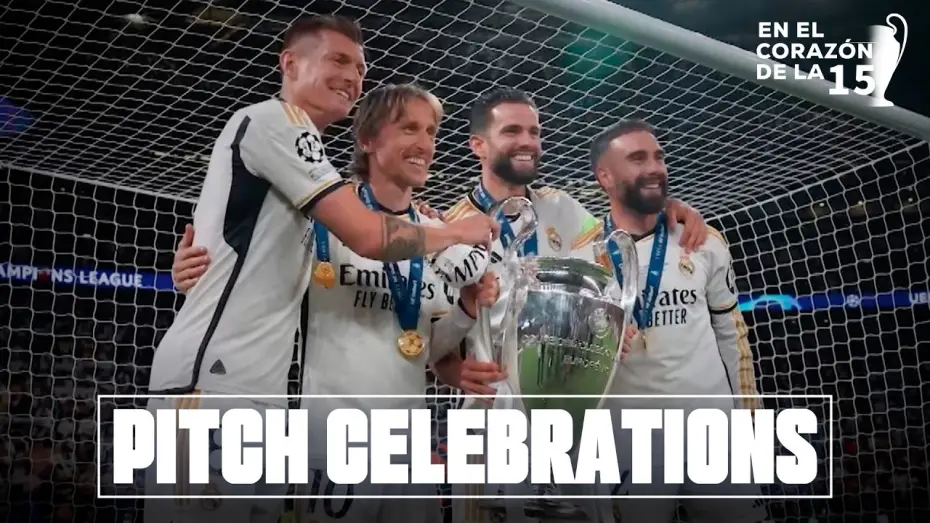Watch film In the heart of la 15 | POV: You're ON THE PITCH with Real Madrid celebrating the Champions League!
