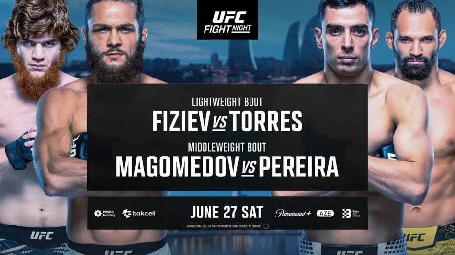 Watch film UFC Fight Night 280: Fiziev vs. Torres — UFC Baku: Fiziev vs Torres  - June 27th | Fight Promo