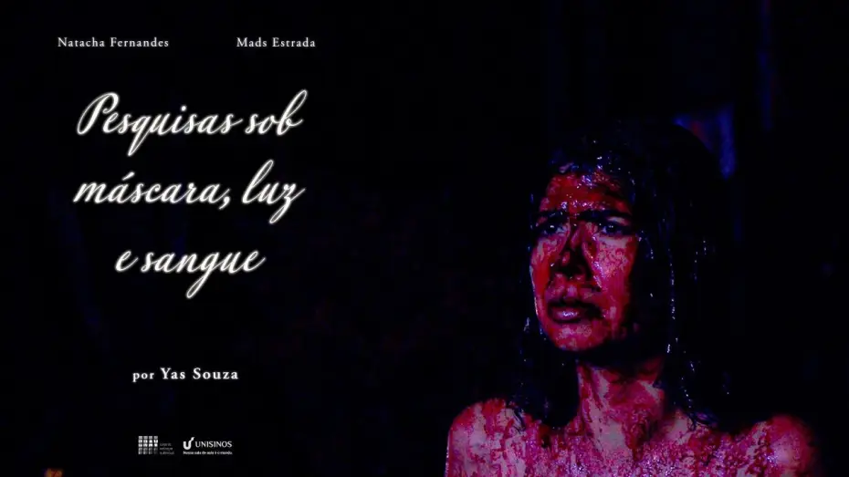Watch film Studies under mask, light, and blood — Pesquisas sob máscara, luz e sangue (2025) - Teaser oficial