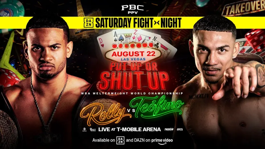 Watch film Rolando Romero vs. Teofimo Lopez — Rolly vs. Teofimo FIGHT PREVIEW: August 22, 2026 | LIVE on PBC PPV