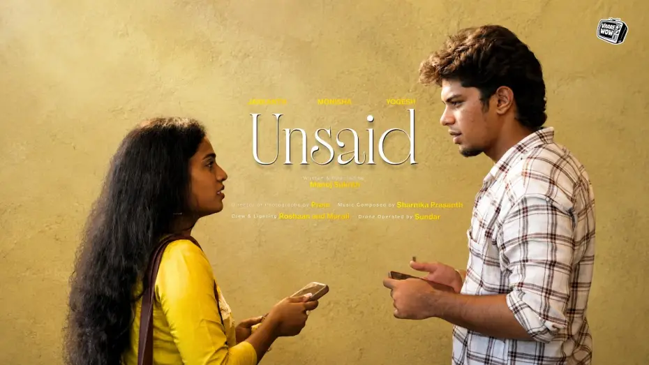 Watch film Unsaid — Unsaid - Short film with English Subtitles (4K) | Jaikanth | Yogesh | Monisha