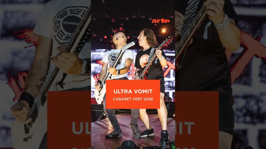 Watch film Ultra Vomit - Cabaret Vert 2026 — Ultra Vomit collectionne les canards (vivants) sur scène à Cabaret Vert #live #metal - ARTE Concert