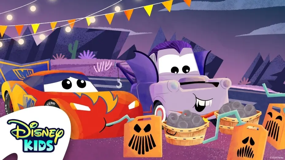 Watch film Cars: Spooky Halloween Adventure — Cars: Lightning McQueen and Mater's Spooky Halloween Adventure🎃 🧛 | @disneykids