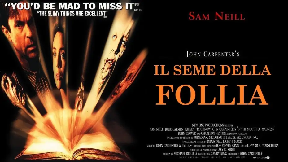 Watch film In the Mouth of Madness — Il seme della follia (film 1994) TRAILER ITALIANO