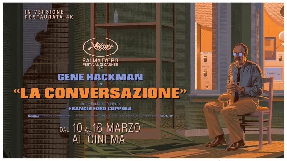 Watch film The Conversation | La conversazione di Francis Ford Coppola con Gene Hackman | Evento speciale in 4K dal 10 a 16 marzo