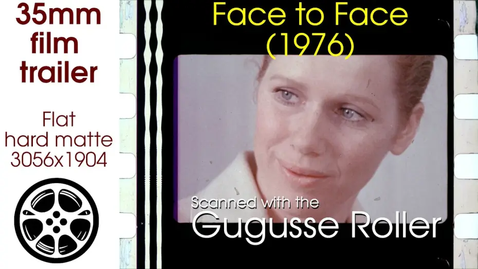 Watch film Face to Face — Face to Face (1976) 35mm film movie trailer scan, flat hard matte,3056x1904