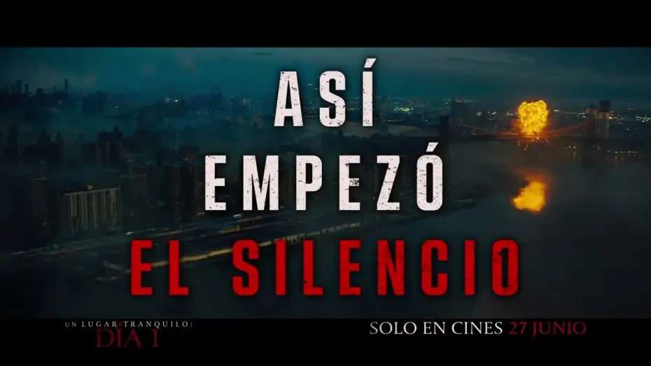 Watch film A Quiet Place:&nbsp;Day One | As&iacute; comenz&oacute; el silencio