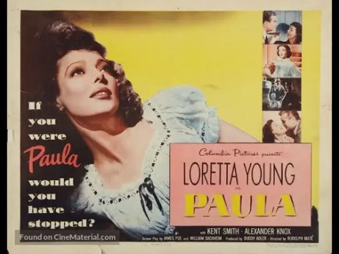Watch film Paula — PAULA (1952) Theatrical Trailer - Loretta Young, Kent Smith, Alexander Knox