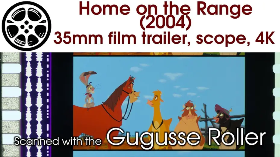 Watch film Home on the Range | Home on the Range (2004) 35mm film trailer, scope 4K