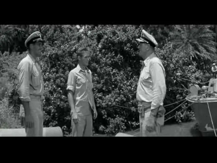 Watch film In Harm's Way — IN HARM'S WAY - Admiral Torrey (John Wayne) reconciled with son (Brandon De Wilde)