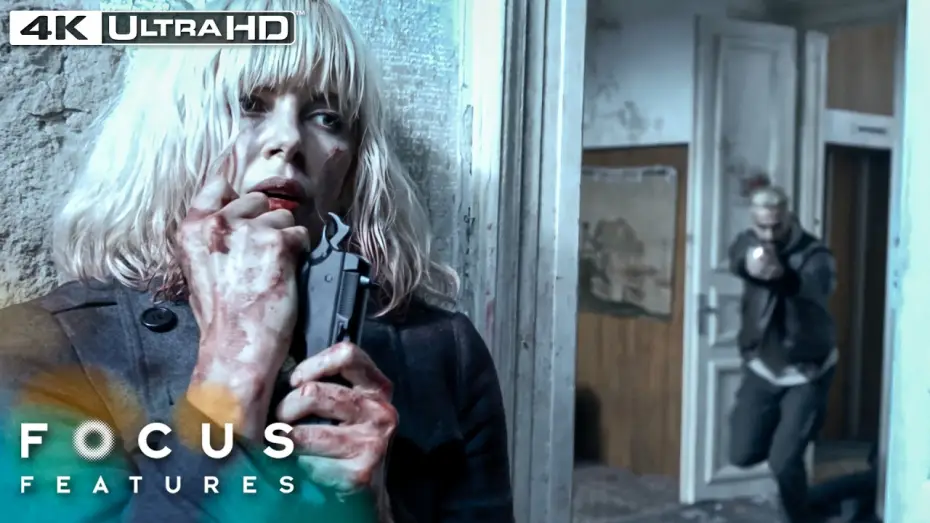 Watch film Atomic Blonde — Lorraine’s Brutal Stairway Fight Protecting Spyglass