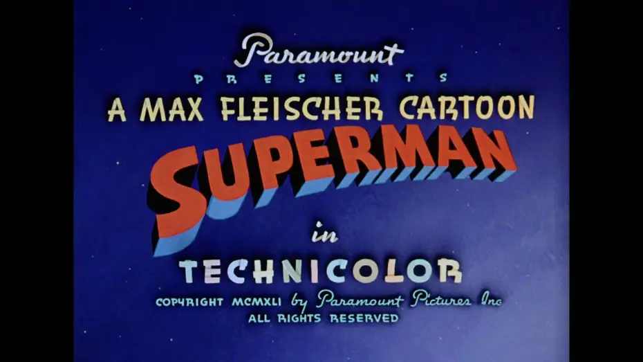 Watch film Max Fleischer's Superman 1941-1942 — Max Fleischer's Superman (1941; HD)