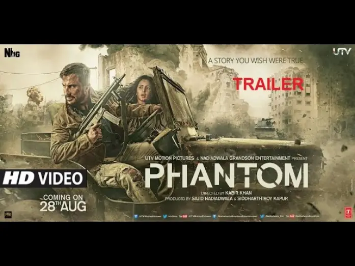 Watch film Phantom — Phantom (2015) Official Trailer  Saif Ali Khan,Katrina Kaif,Rajesh Tailang Is Raw Agent Alok