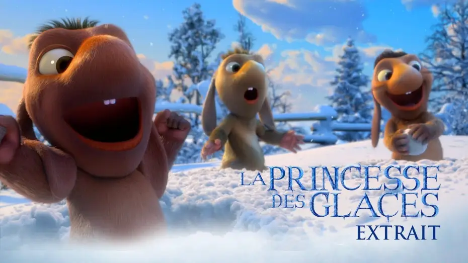 Watch film The Snow Queen 3: Fire and Ice — LA PRINCESSE DES GLACES - Extrait "Bataille de boule de neige chez les Trolls"