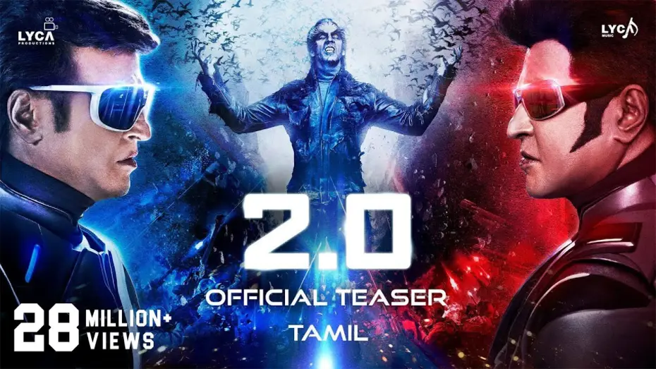 Watch film 2.0 — 2.0 - Official Teaser [Tamil] | Rajinikanth | Akshay Kumar | A R Rahman | Shankar | Subaskaran