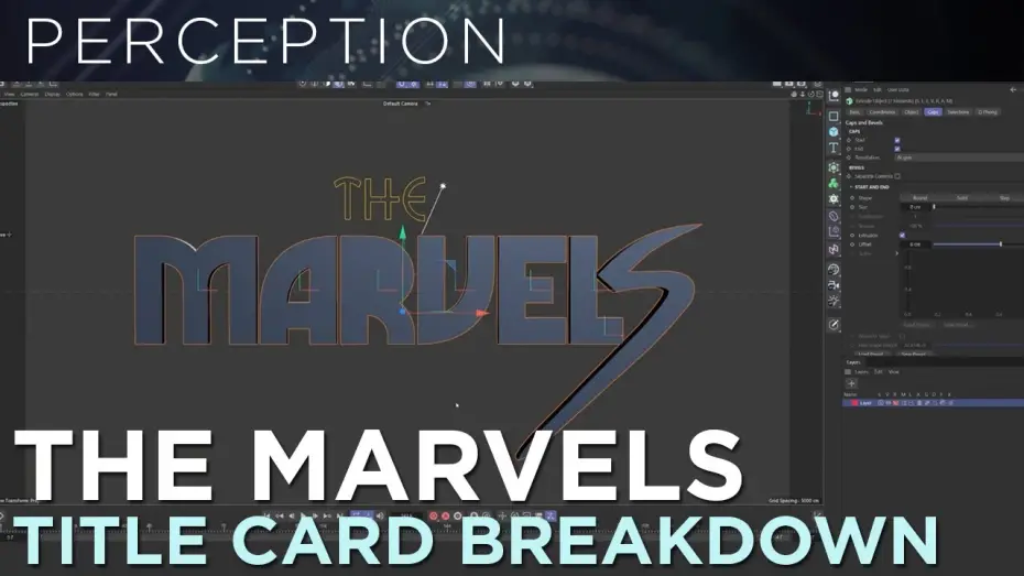 Watch film The Marvels | How To Design The Marvels Title: End Credits VFX Breakdown