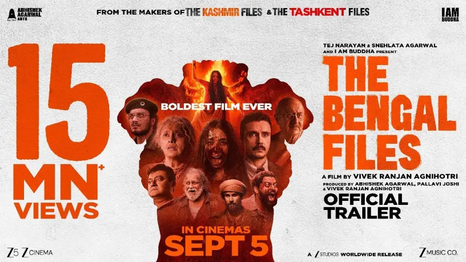 Watch film The Bengal Files | THE BENGAL FILES Official Trailer | Vivek Agnihotri | Abhishek A | Pallavi J | Zee Studios | 5 Sept