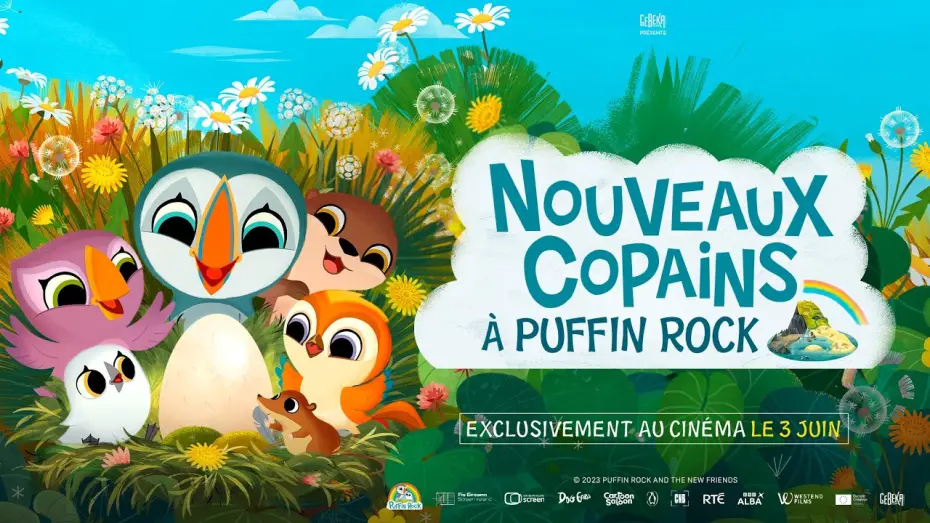 Watch film Puffin Rock and the New Friends | Nouveaux Copains &agrave; Puffin Rock | Bande Annonce Officielle