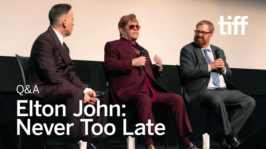 Watch film Elton John: Never Too Late | Q&A | TIFF 2024