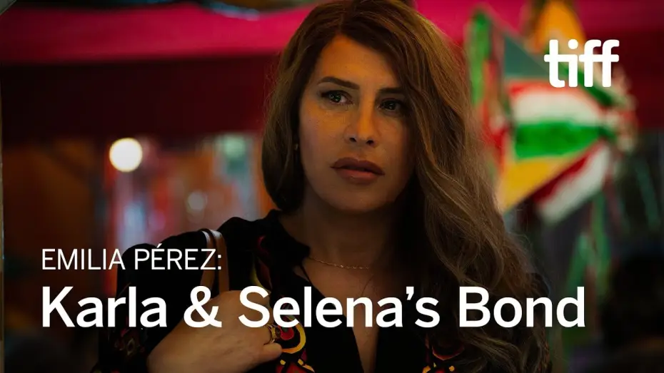Watch film Emilia P&eacute;rez | Karla Sof&iacute;a Gasc&oacute;n and Selena Gomez Bonded During EMILIA P&Eacute;REZ | TIFF 2024