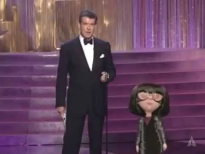 Watch film The Aviator | Pierce Brosnan and Edna Mode present The Aviator with Best Costume Design | 77th Oscars (2005)