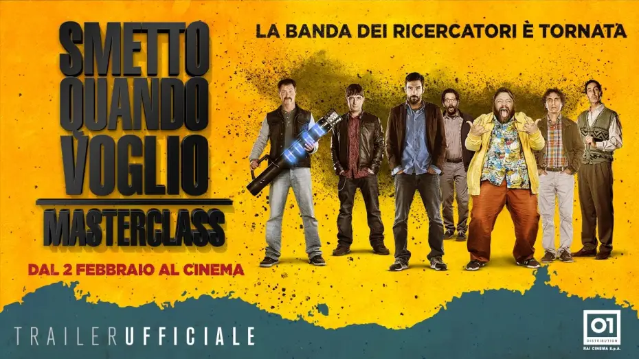 Watch film I Can Quit Whenever I Want 2: Masterclass — Smetto Quando Voglio - Masterclass (2017) di Sydney Sibilia - Trailer Ufficiale HD