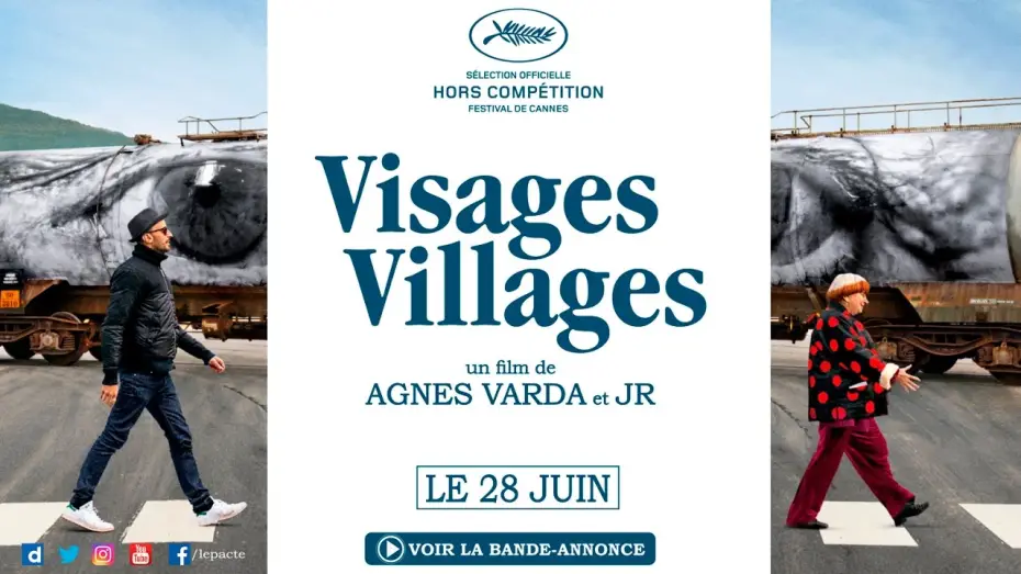 Watch film Faces Places — Bande-annonce - VISAGES, VILLAGES d'Agnès Varda et JR