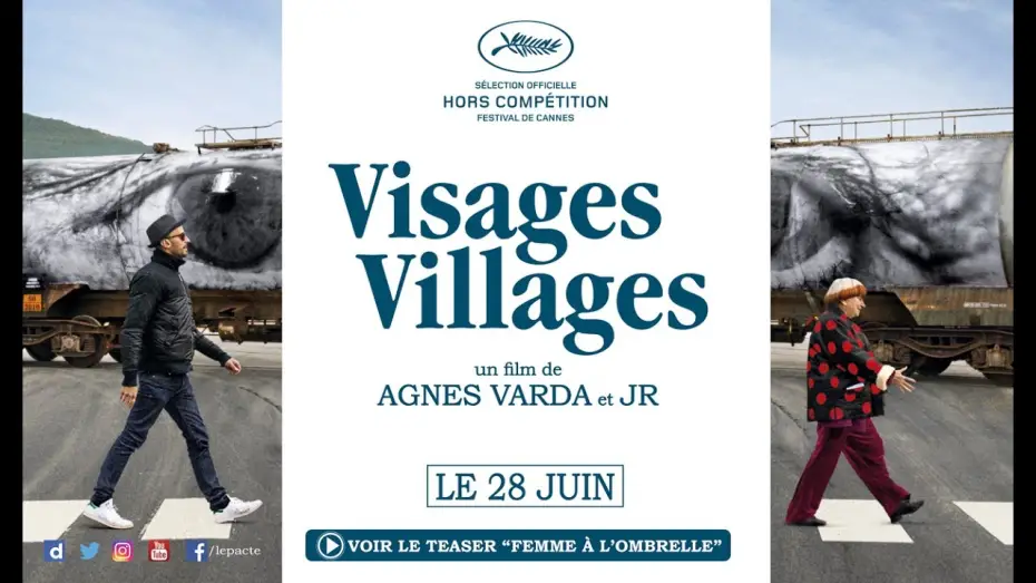 Watch film Faces Places — Teaser "Femme à l'ombrelle" - VISAGES, VILLAGES d'Agnès Varda et JR