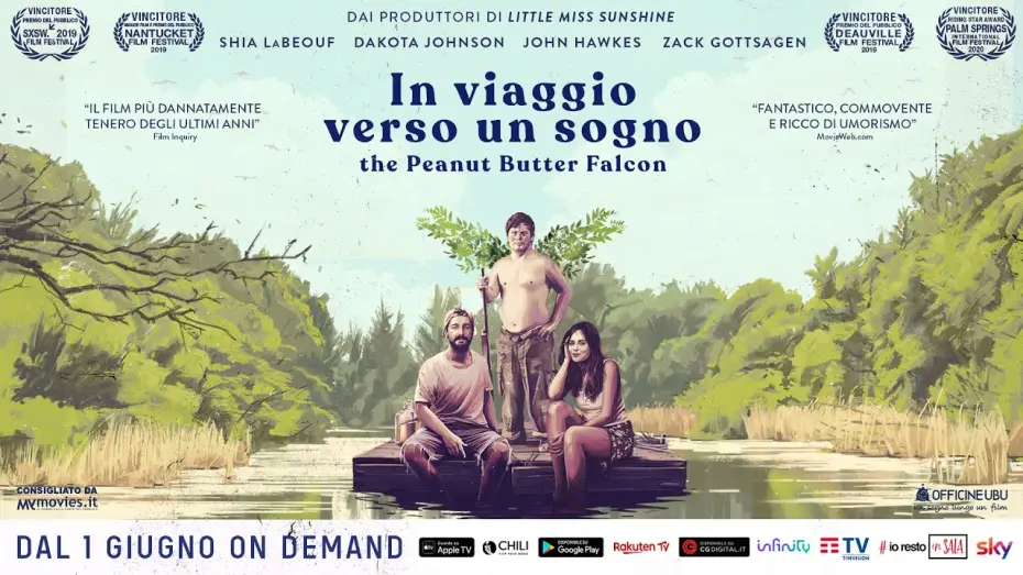Watch film The Peanut Butter Falcon — IN VIAGGIO VERSO UN SOGNO - THE PEANUT BUTTER FALCON - Trailer Ufficiale - Dal 1 giugno ON DEMAND!