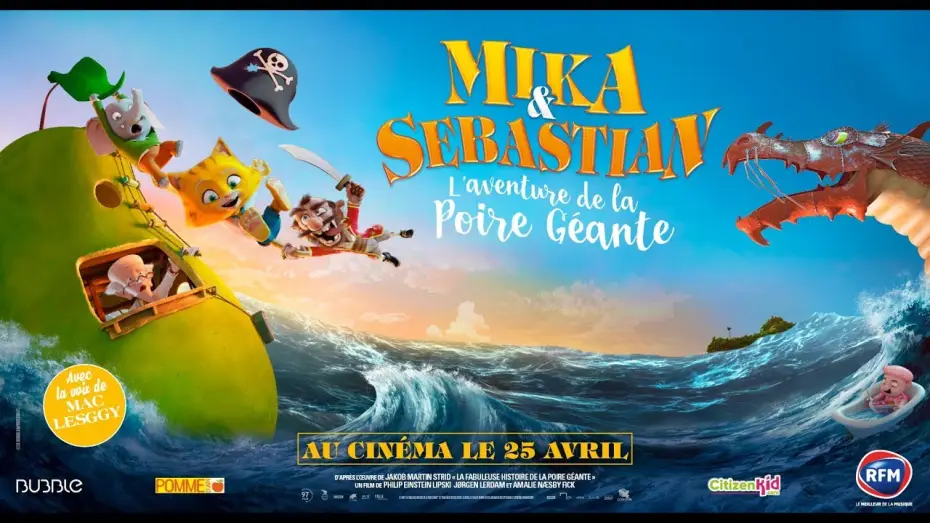 Watch film The Incredible Story of the Giant Pear — MIKA & SEBASTIAN : l'aventure de la poire géante - Bande Annonce VF