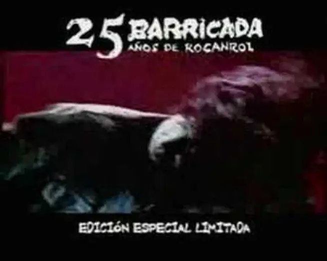 Watch film Barricada - 25 Años De Rocanrol — Spot TV Barricada - 25 años de rocanrol