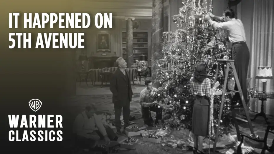 Watch film It Happened on Fifth Avenue — Decorating the Mansion for Christmas