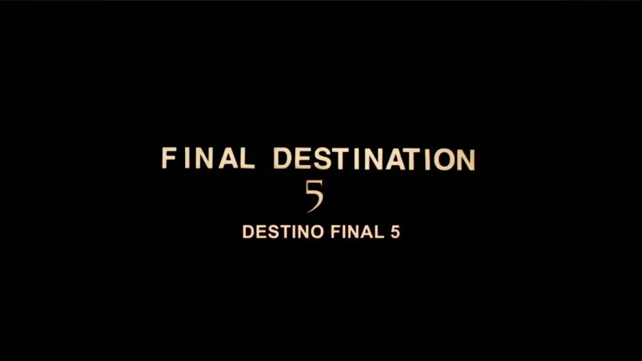 Watch film Final Destination 5 — Final Destination 5 (Spanish) - Opening Credits
