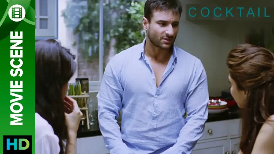 Watch film Cocktail | Cocktail | Love Triangle Scene | Saif Ali Khan, Deepika & Diana