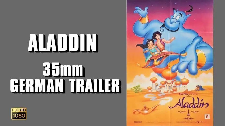 Watch film Aladdin | Aladdin - 35mm Kino Trailer - Deutsch HD